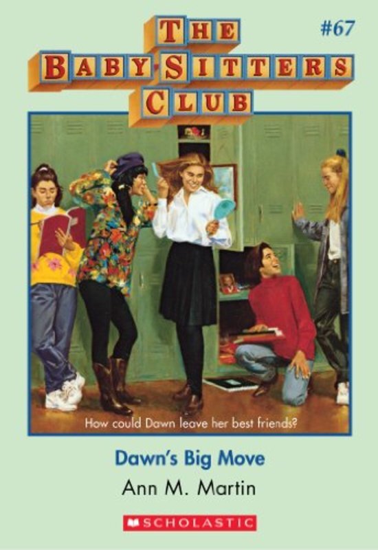 Book cover for "Dawn's Big Move" by Ann M. Martin