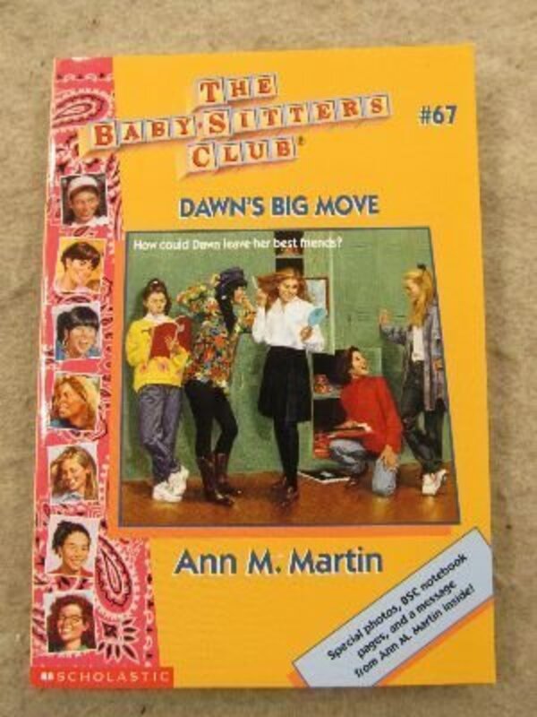 Book cover for "Dawn's Big Move" by Ann M Martin