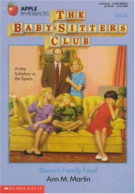 Book cover for "Dawn's Family Feud" by Ann M Martin
