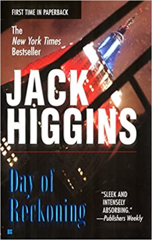 Book cover for "Day of Reckoning" by Jack Higgins