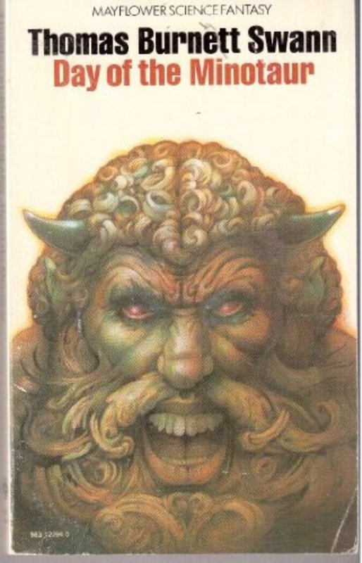 Book cover for "Day of the Minotaur" by Thomas Burnett Swann