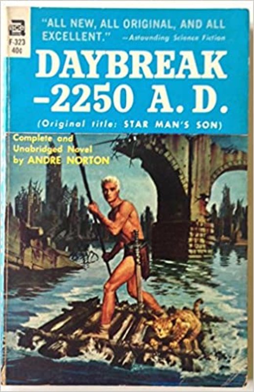 Book cover for "Daybreak 2250 A.D." by Andre Norton