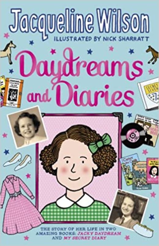 Book cover for "Daydreams and Diaries" by Jacqueline Wilson