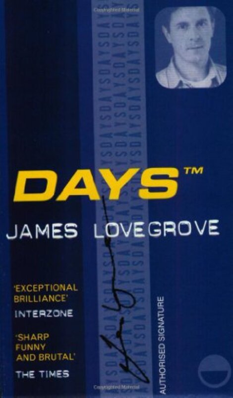 Book cover for "Days" by James Lovegrove