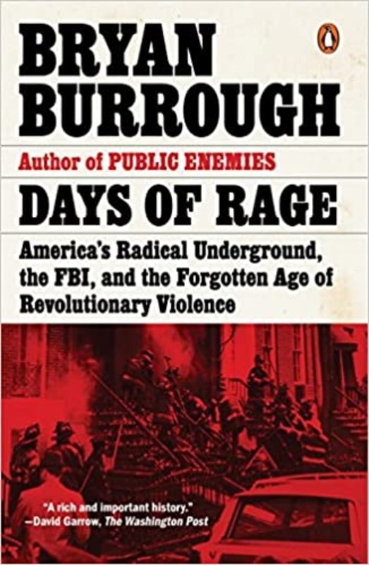 Book cover for "Days of Rage" by Bryan Burrough