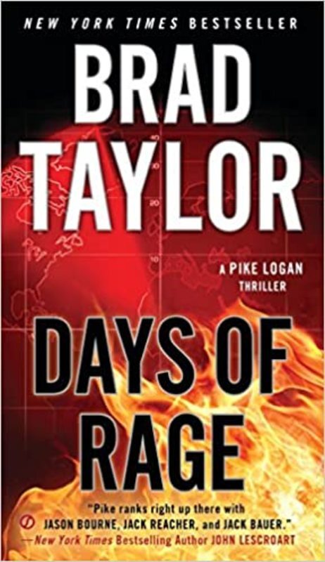 Book cover for "Days of Rage" by Brad Taylor