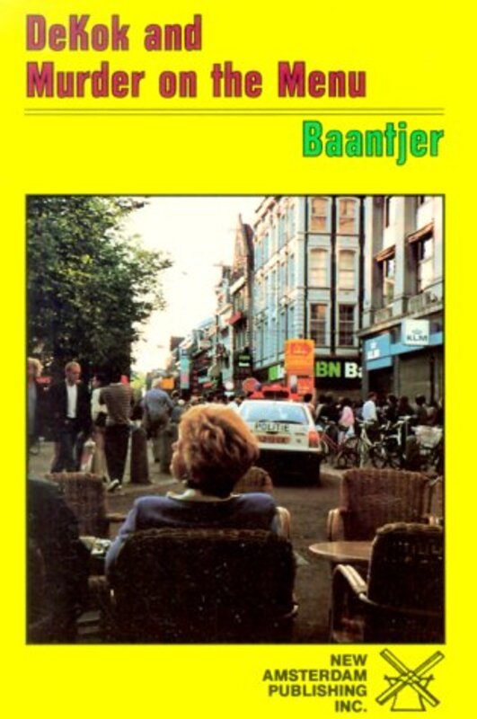 Book cover for "DeKok and Murder on the Menu" by A C Baantjer