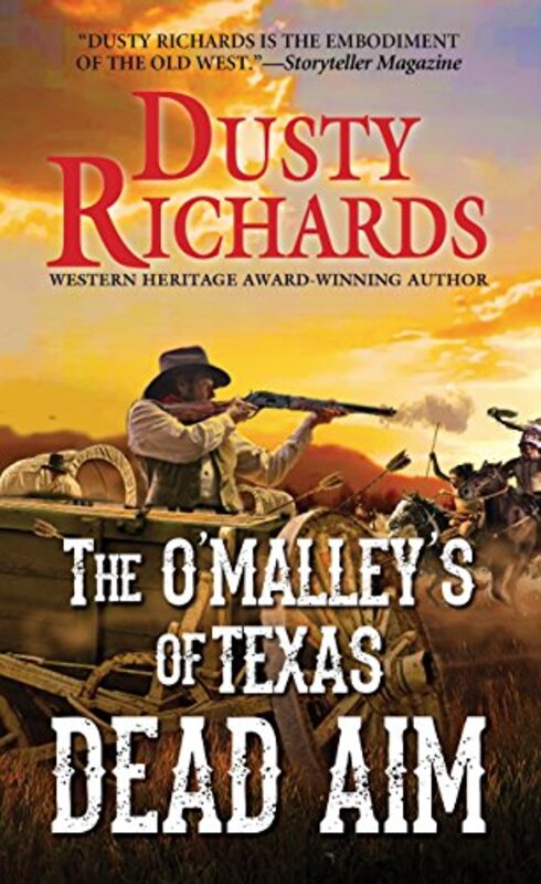 Book cover for "Dead Aim" by Dusty Richards