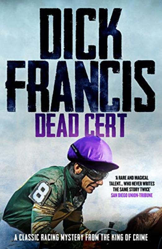 Book cover for "Dead Cert" by Dick Francis