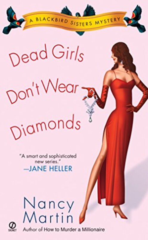 Book cover for "Dead Girls Don't Wear Diamonds" by Nancy Martin