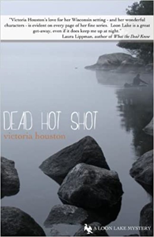 Book cover for "Dead Hot Shot" by Victoria Houston