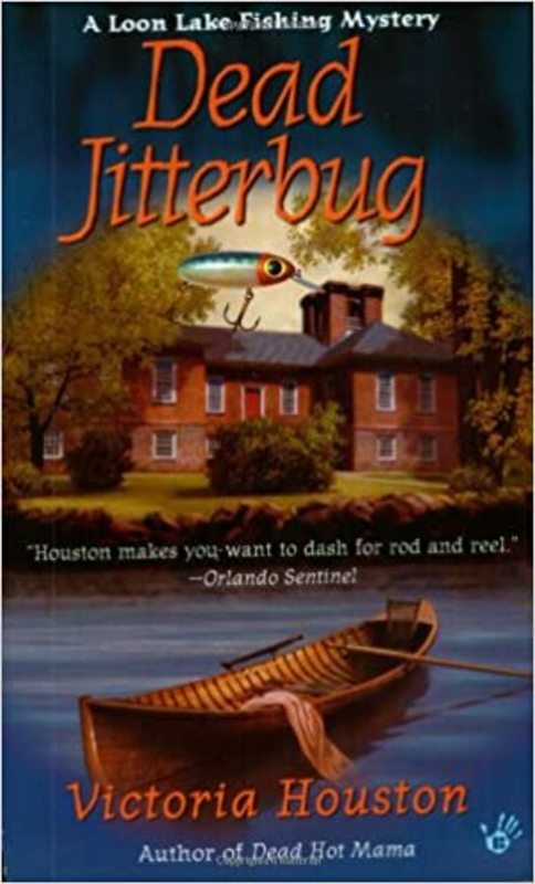 Book cover for "Dead Jitterbug" by Victoria Houston