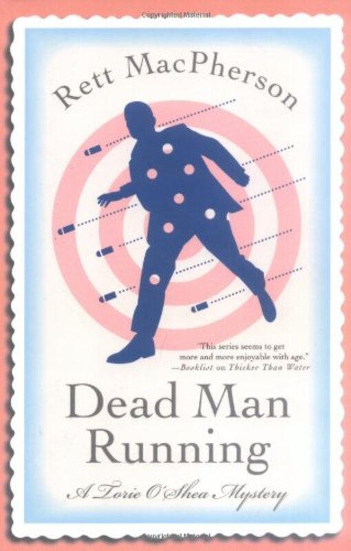 Book cover for "Dead Man Running" by Rett MacPherson