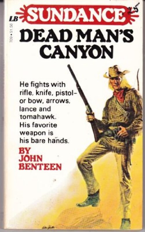 Book cover for "Dead Man's Canyon" by Ben Haas