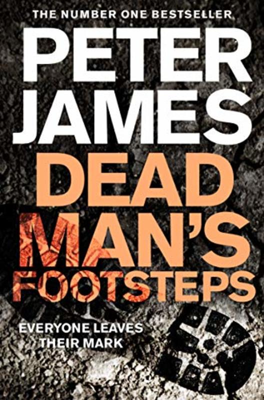 Book cover for "Dead Man's Footsteps" by Peter James