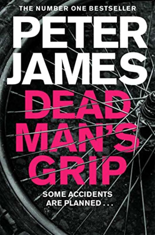 Book cover for "Dead Man's Grip" by Peter James