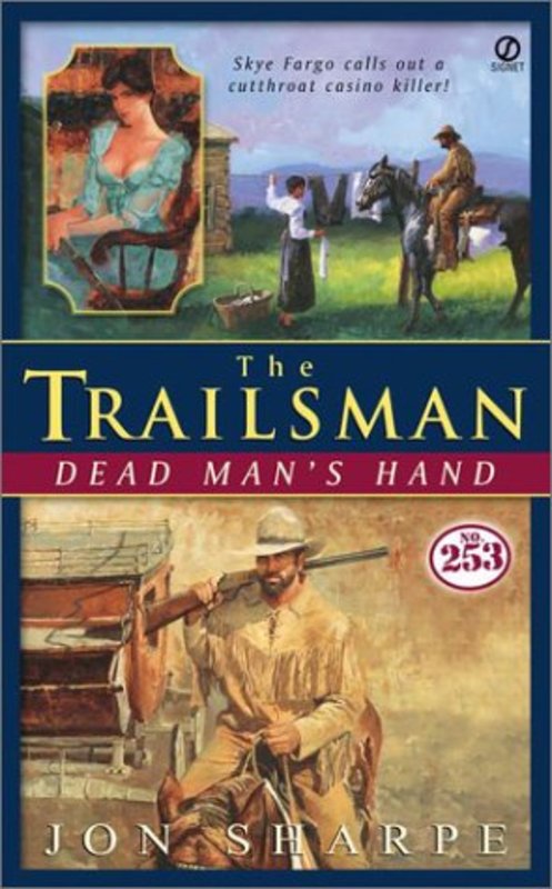 Book cover for "Dead Man's Hand" by Jon Sharpe