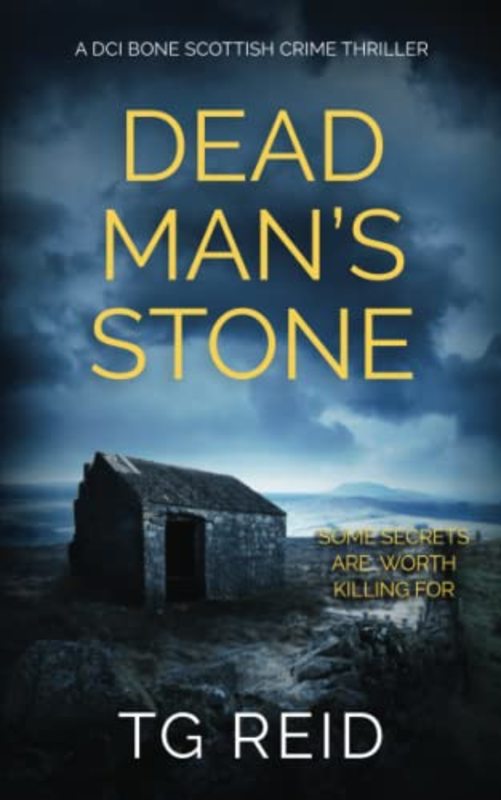 Book cover for "Dead Man's Stone" by TG Reid