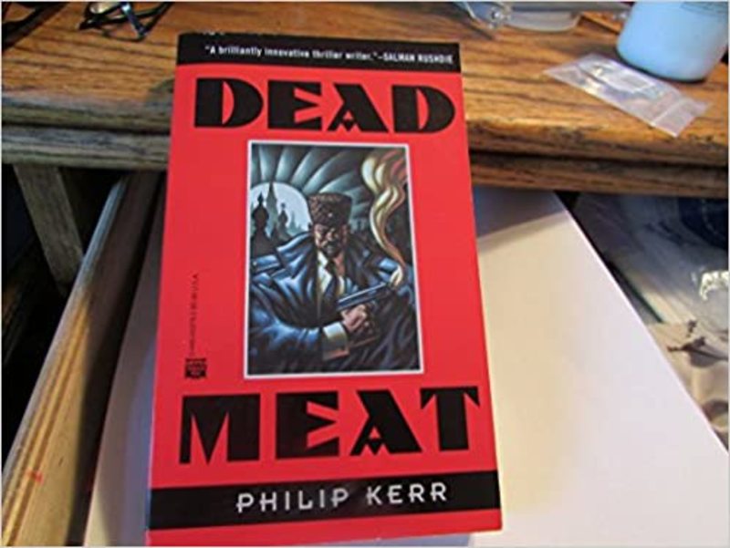 Book cover for "Dead Meat" by Philip Kerr