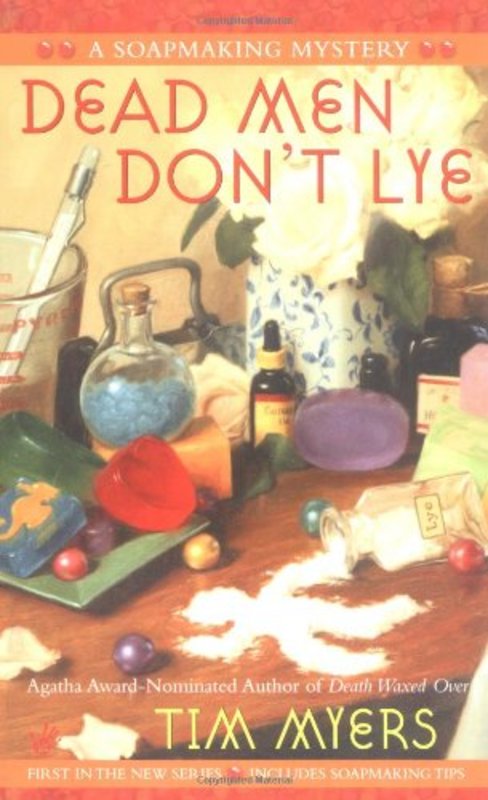 Book cover for "Dead Men Don't Lye" by Tim Myers