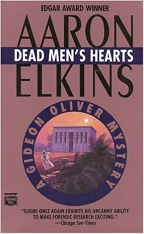 Book cover for "Dead Men's Hearts" by Aaron Elkins