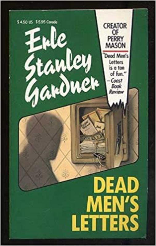 Book cover for "Dead Men's Letters" by Erle Stanley Gardner