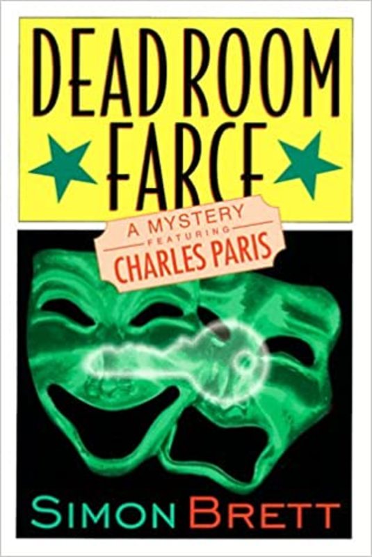 Book cover for "Dead Room Farce" by Simon Brett