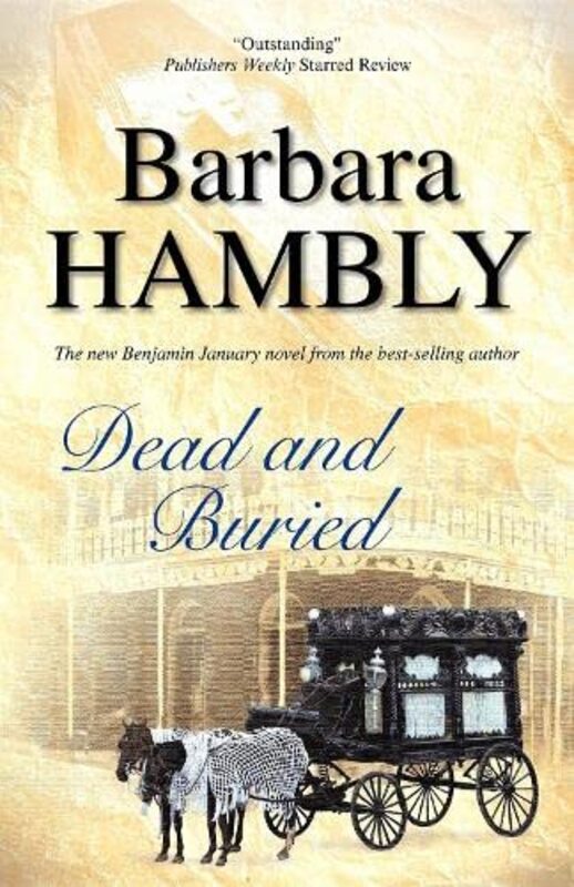 Book cover for "Dead and Buried" by Barbara Hambly