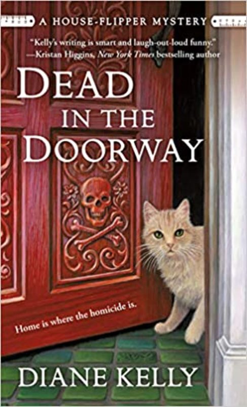 Book cover for "Dead in the Doorway" by Diane Kelly