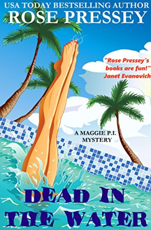 Book cover for "Dead in the Water" by Rose Pressey