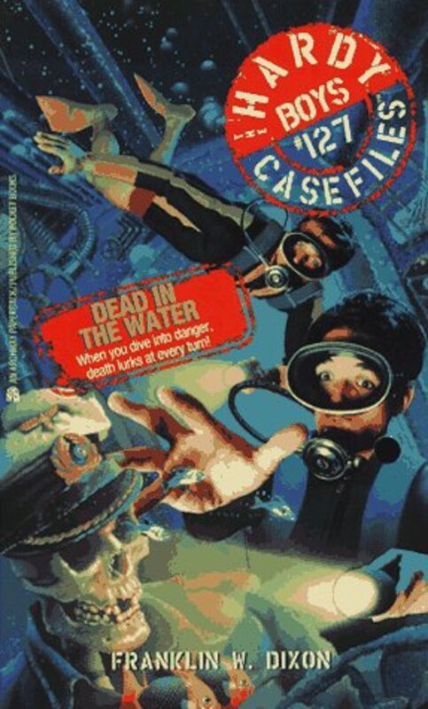 Book cover for "Dead in the Water" by Franklin W Dixon