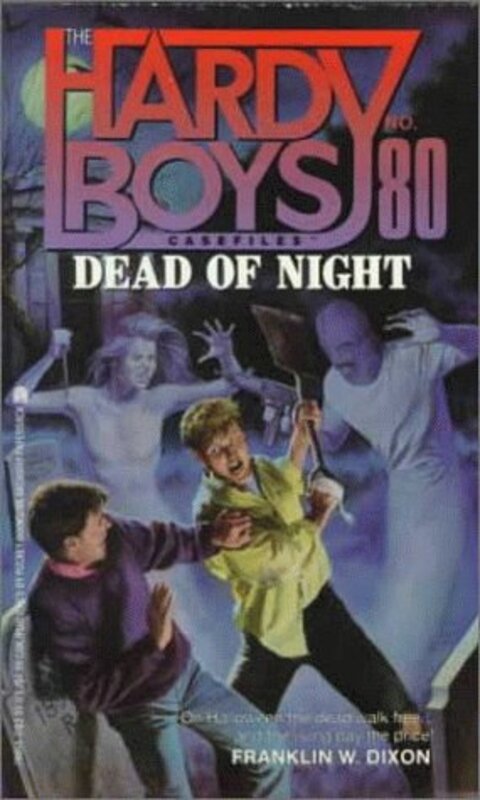 Book cover for "Dead of Night" by Franklin W Dixon