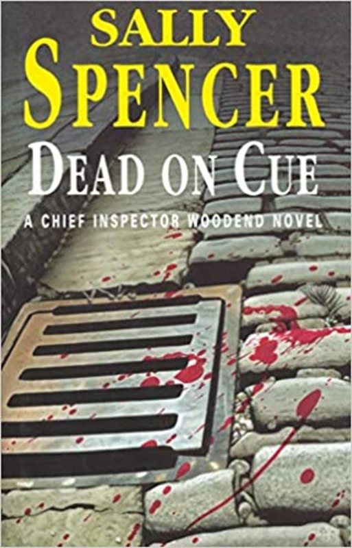 Book cover for "Dead on Cue" by Sally Spencer