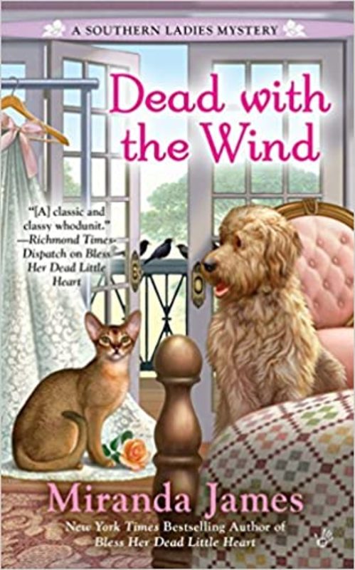Book cover for "Dead with the Wind" by Miranda James