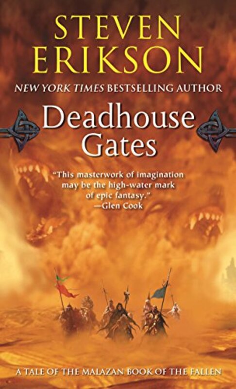 Book cover for "Deadhouse Gates" by Steven Erikson