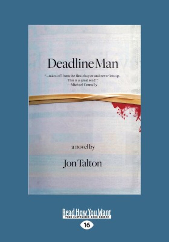 Book cover for "Deadline Man" by Jon Talton