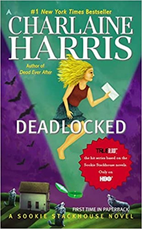 Book cover for "Deadlocked" by Charlaine Harris