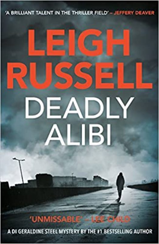 Book cover for "Deadly Alibi" by Leigh Russell