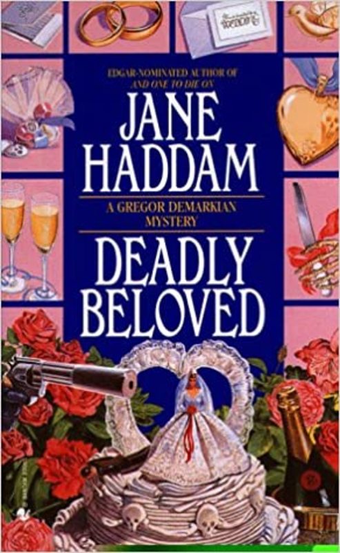Book cover for "Deadly Beloved" by Jane Haddam