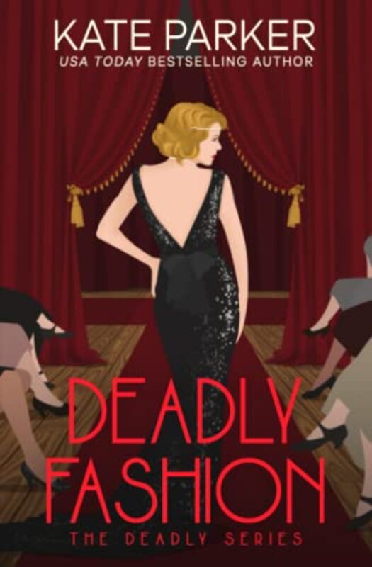 Book cover for "Deadly Fashion" by Kate Parker
