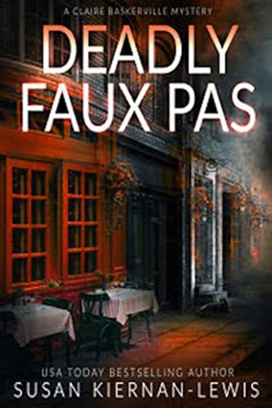 Book cover for "Deadly Faux Pas" by Susan Kiernan Lewis