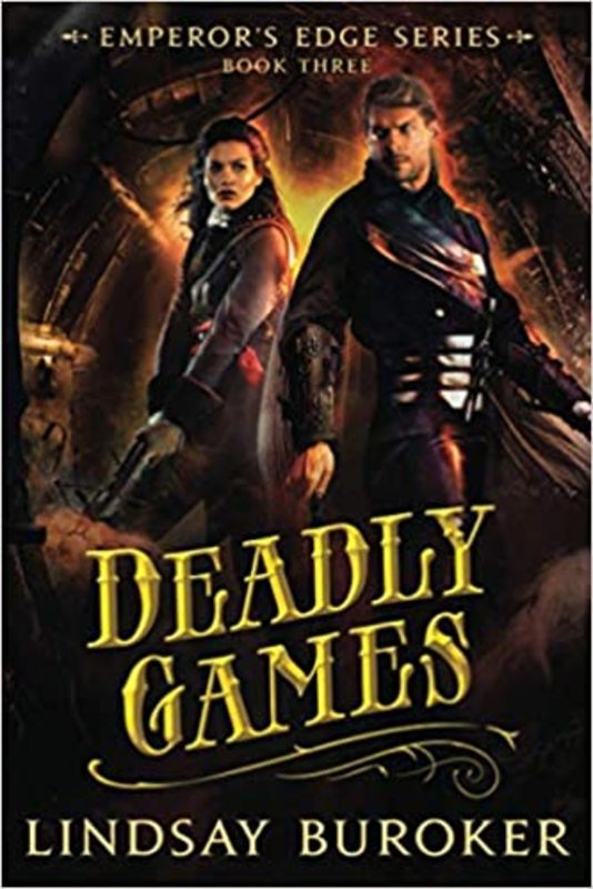 Book cover for "Deadly Games" by Lindsay Buroker