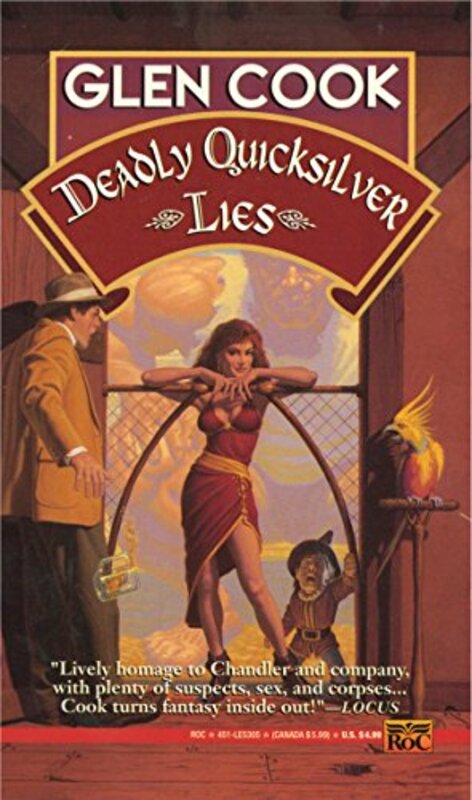 Book cover for "Deadly Quicksilver Lies" by Glen Cook