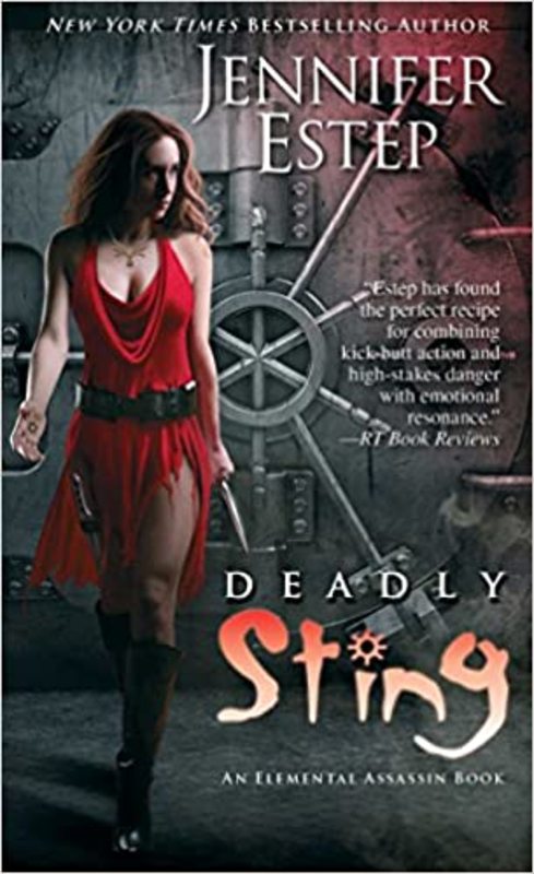 Book cover for "Deadly Sting" by Jennifer Estep