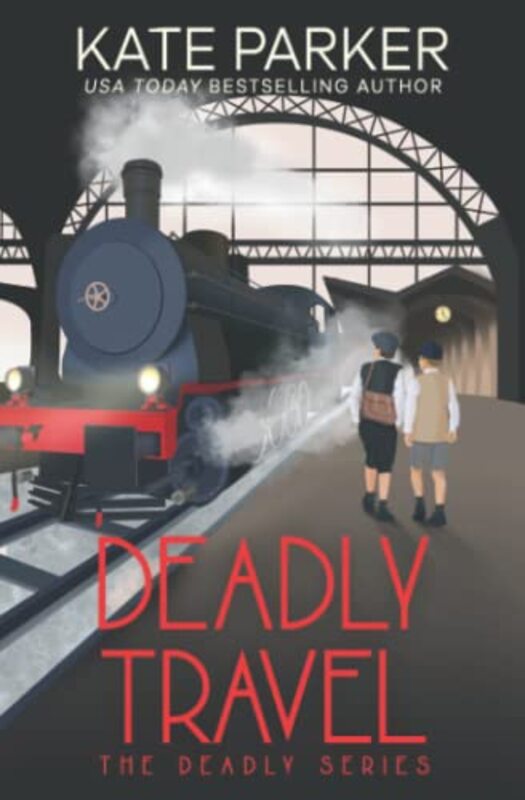 Book cover for "Deadly Travel" by Kate Parker