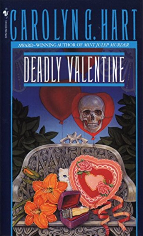 Book cover for "Deadly Valentine" by Carolyn Hart