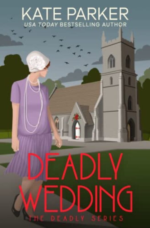 Book cover for "Deadly Wedding" by Kate Parker