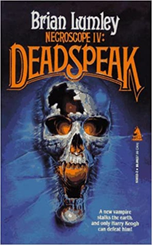 Book cover for "Deadspeak" by Brian Lumley