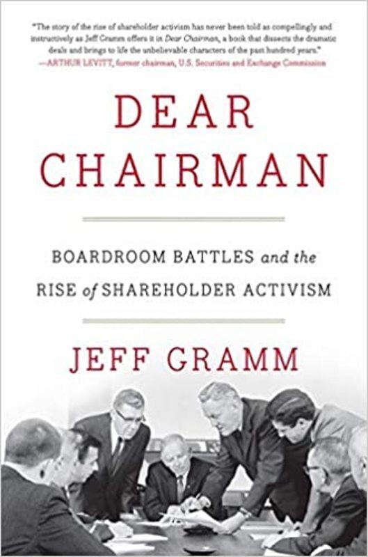 Book cover for "Dear Chairman" by Jeff Gramm