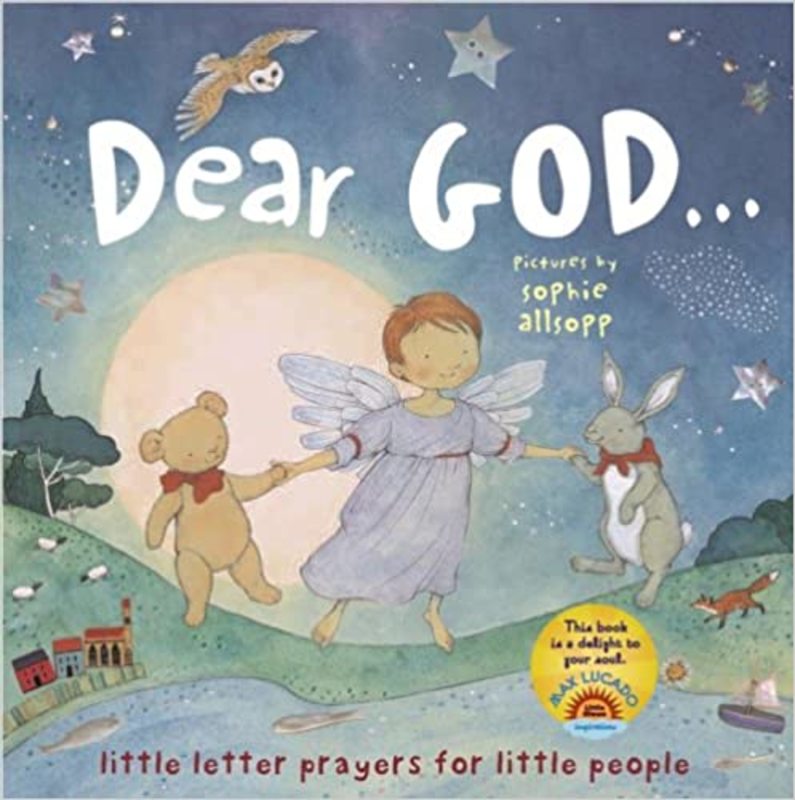 Book cover for "Dear God . . ." by Max Lucado